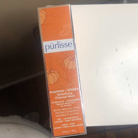 Pumpkin and ginger detoxifying charcoal mask size 2.5 purlisse - Picture 2 of 4